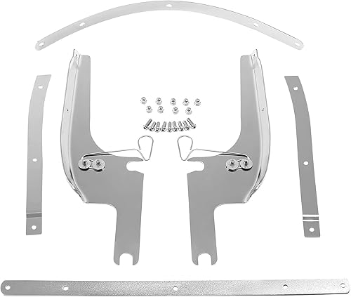 TCT-MOTORPARTS Kit de soporte de montaje para parabrisas para los modelos Road King 1994-2025 04-07 FLHRS y 17 posteriores FLHRXS