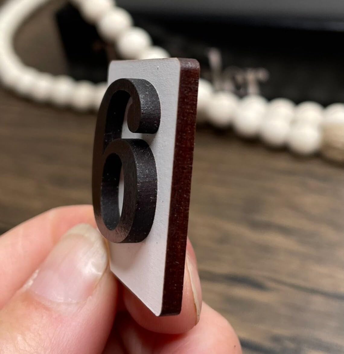 Cancer Treatment Countdown Home Decor Wood Sign with Stand, Chemo Tiered Tray Freestanding Display, Thoughtful Gift for Cancer Warriors, Inspirational No One Fights Alone Survivor (Pink)