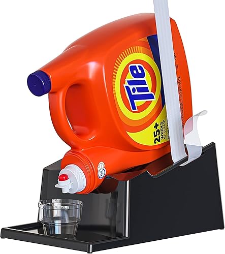 Miniatura 9 de Skywin Organizador de detergente para ropa sucia y bandeja de goteo para organización de la lavandería, bandeja de almacenamiento de vasos de jabón