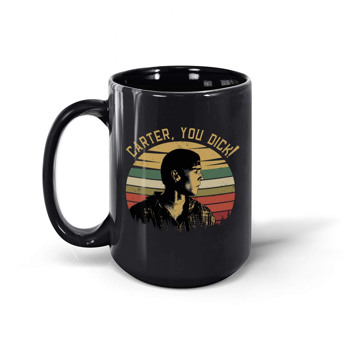 Carter You Dick Vintage Ceramic Coffee Mug Tea Cup
