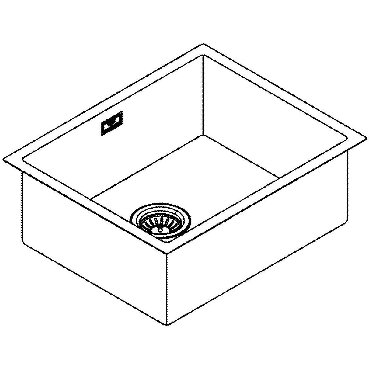 Grohe K700 Edelstahlküchenspüle - 1 Becken, 60 cm 31726SD1 Edelstahlspüle