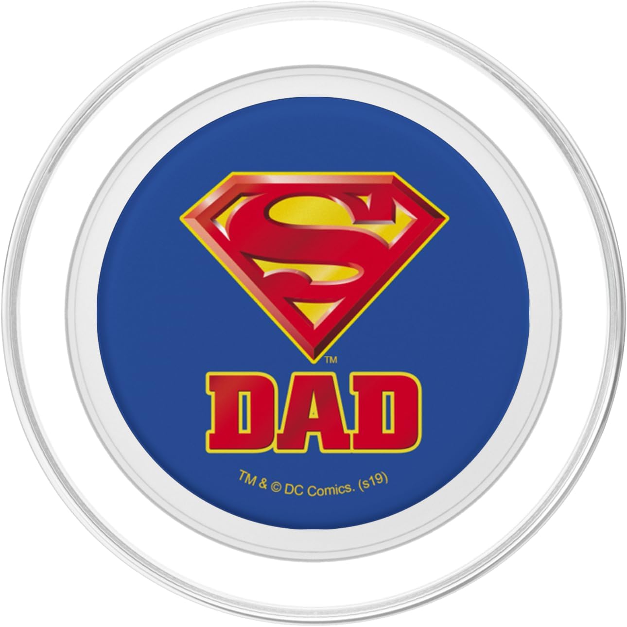 Superman Super Dad Shield Logo PopSockets PopGrip for MagSafe