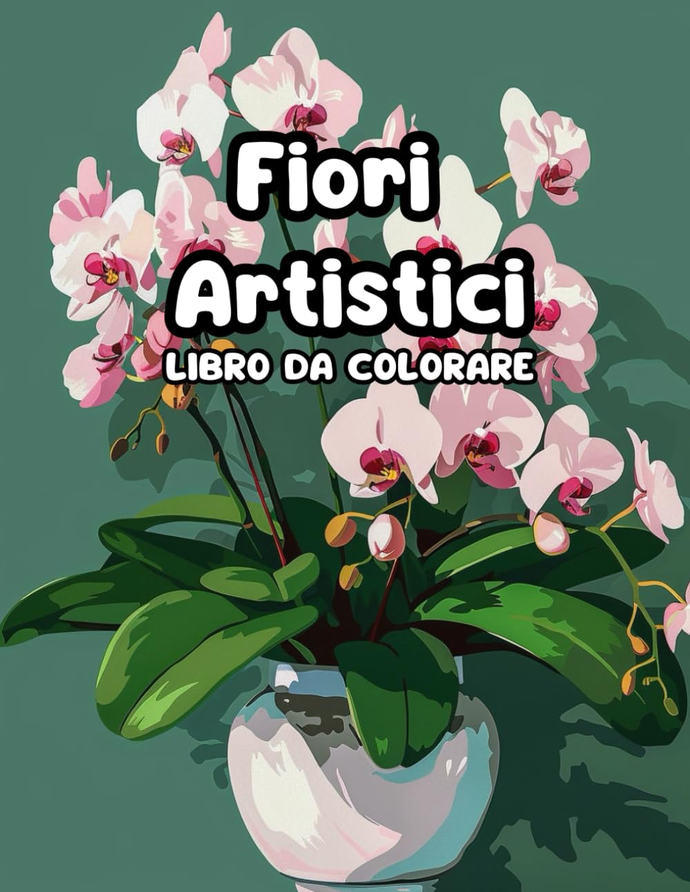 Fiori artistici da colorare: Motivi floreali eleganti per momenti di puro benessere