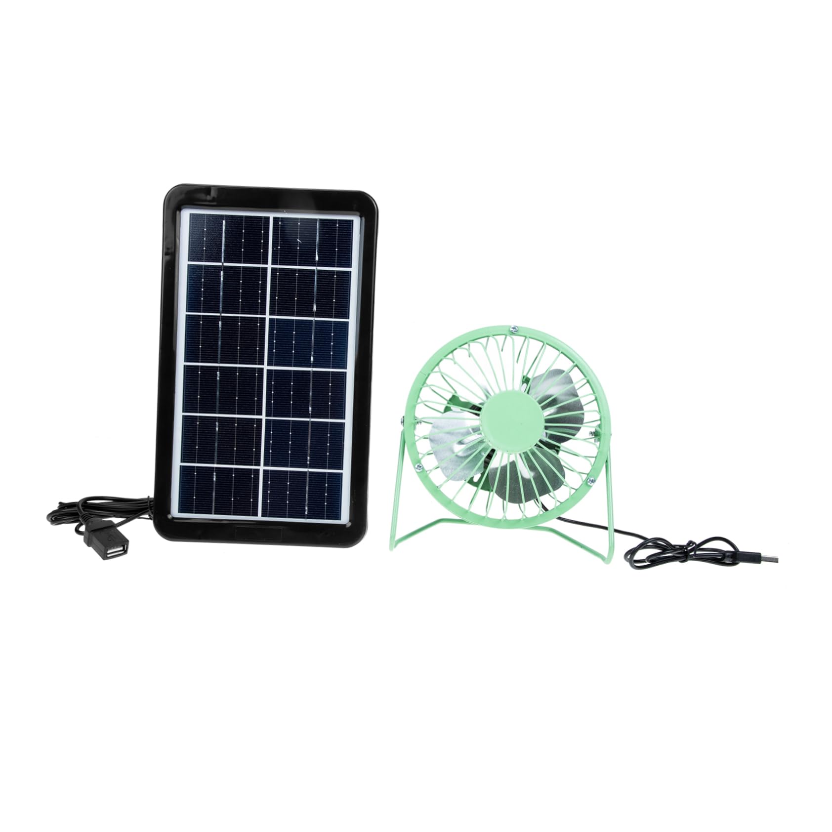 balacoo 1 Set Solar Fan Misting Fans for outside Outdoor Mini Fan Table Top Fans Portable Coolers Desktop Air Mini Air Cooler Rv Fan Small Table Fan Student Wrought Iron No Noise, 14X14CM