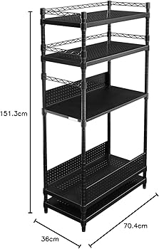 Amazon.co.jp: Bauhutte (バウヒュッテ) デスクサイドラック ラージ