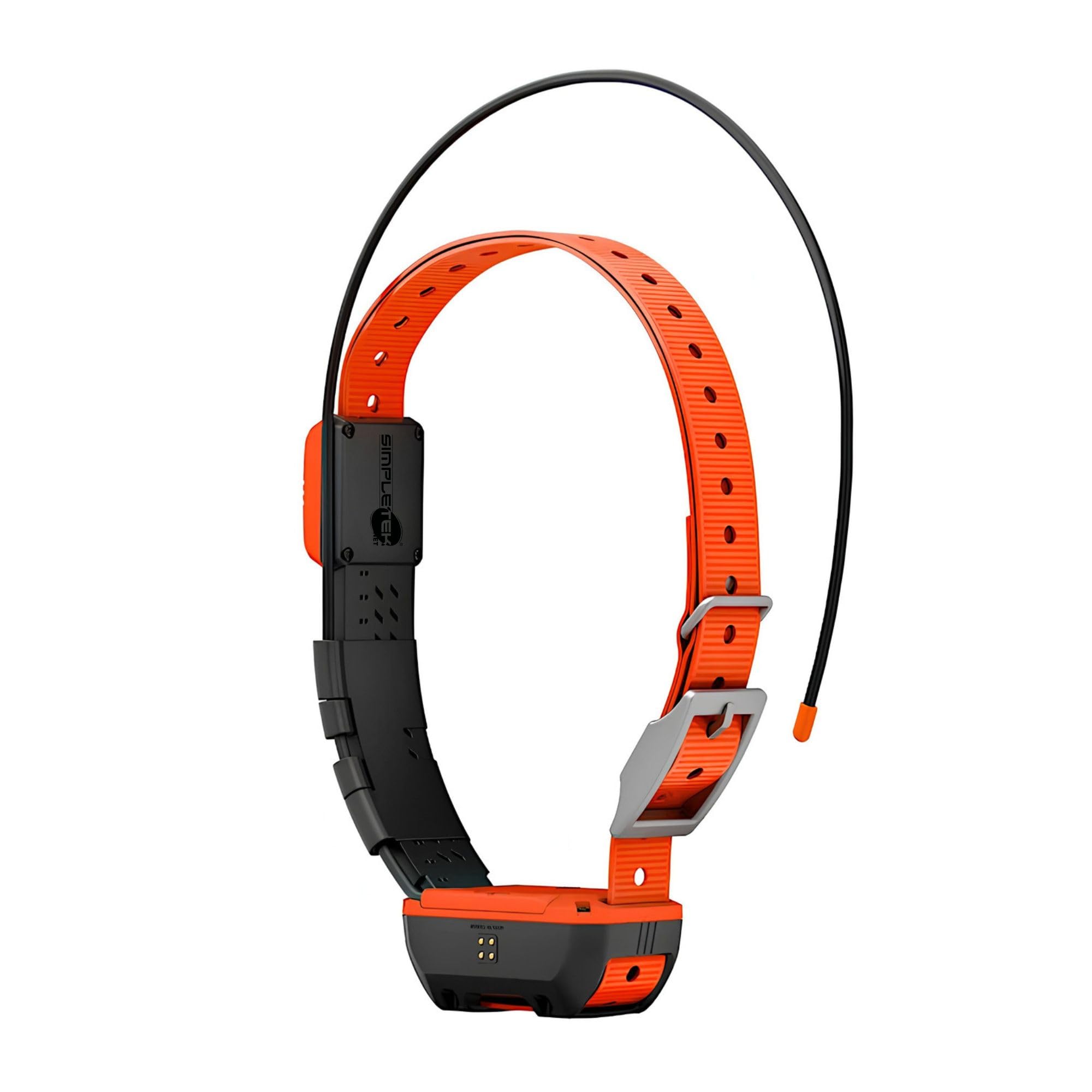 SIMPLETEK - Collar GPS profesional para perros - Seguimiento VHF hasta 10 km, receptor de alta sensibilidad, luz LED multicolor
