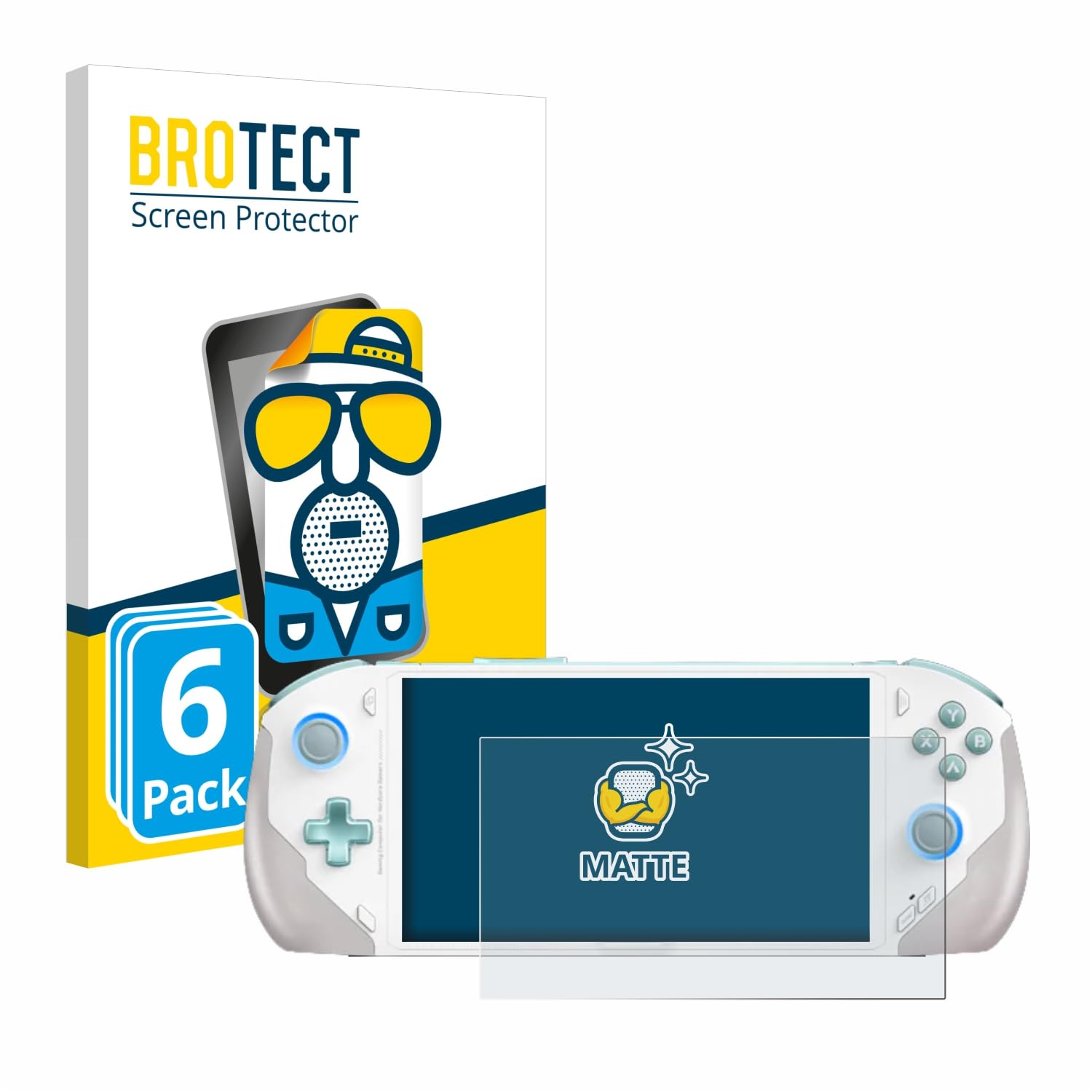 brotect Screen Protector Anti-Glare Compatible with OneXPlayer OneXFly (6 Pack) Screen Protector Matte, Anti-Fingerprint Protection Film