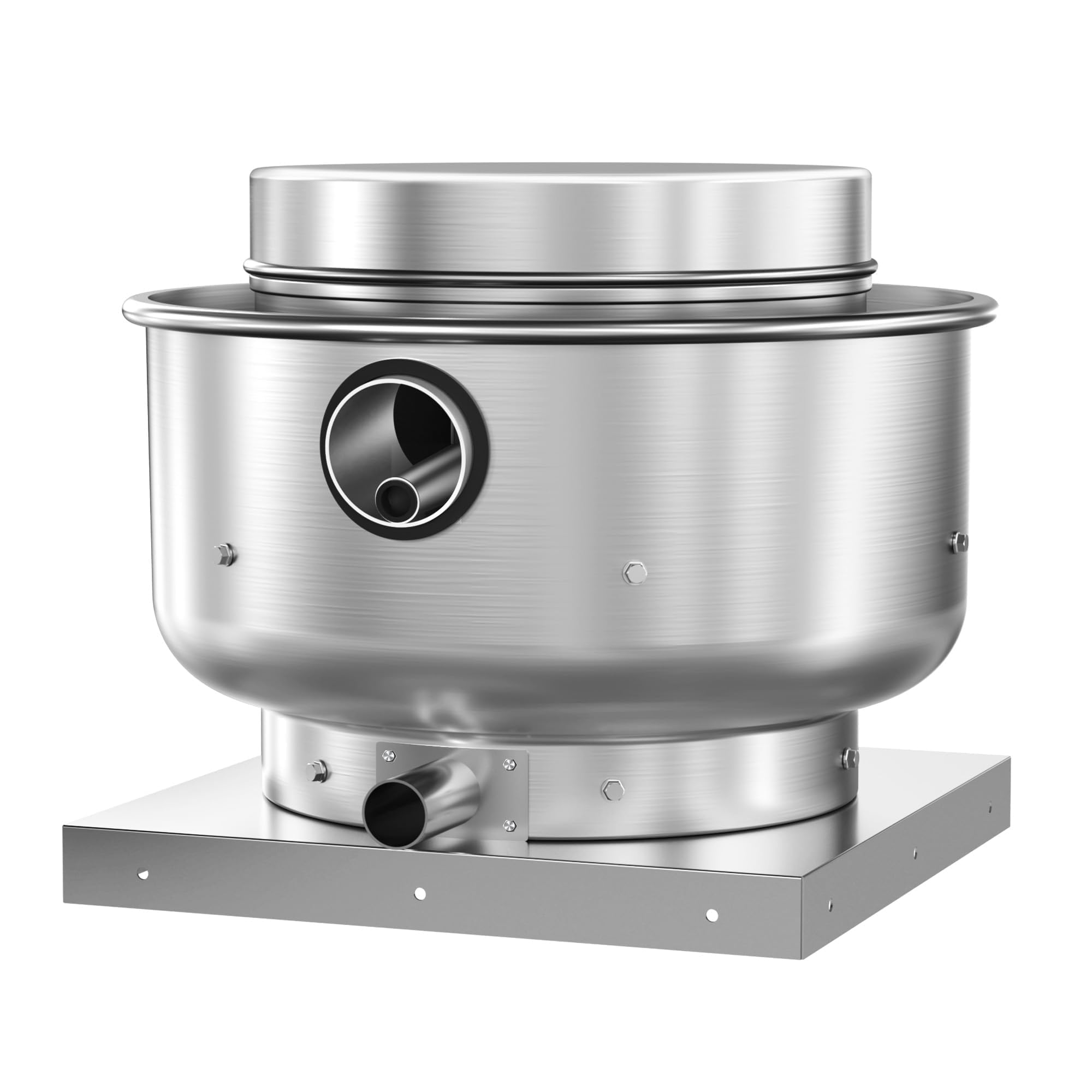Roof Ventilator Restaurant Rated Exhaust Fan Direct Drive Centrifugal Upblast Exhaust Fan 1/6HP 800 CFM 110 Volt Single Phase Motor
