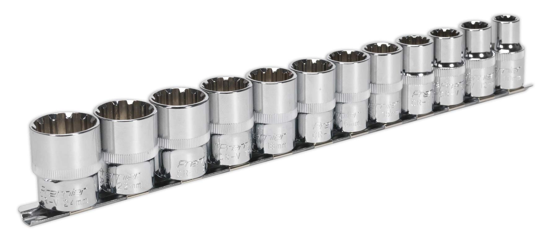 Sealey Socket Set 12pc 1/2""Sq Drive - AK70612