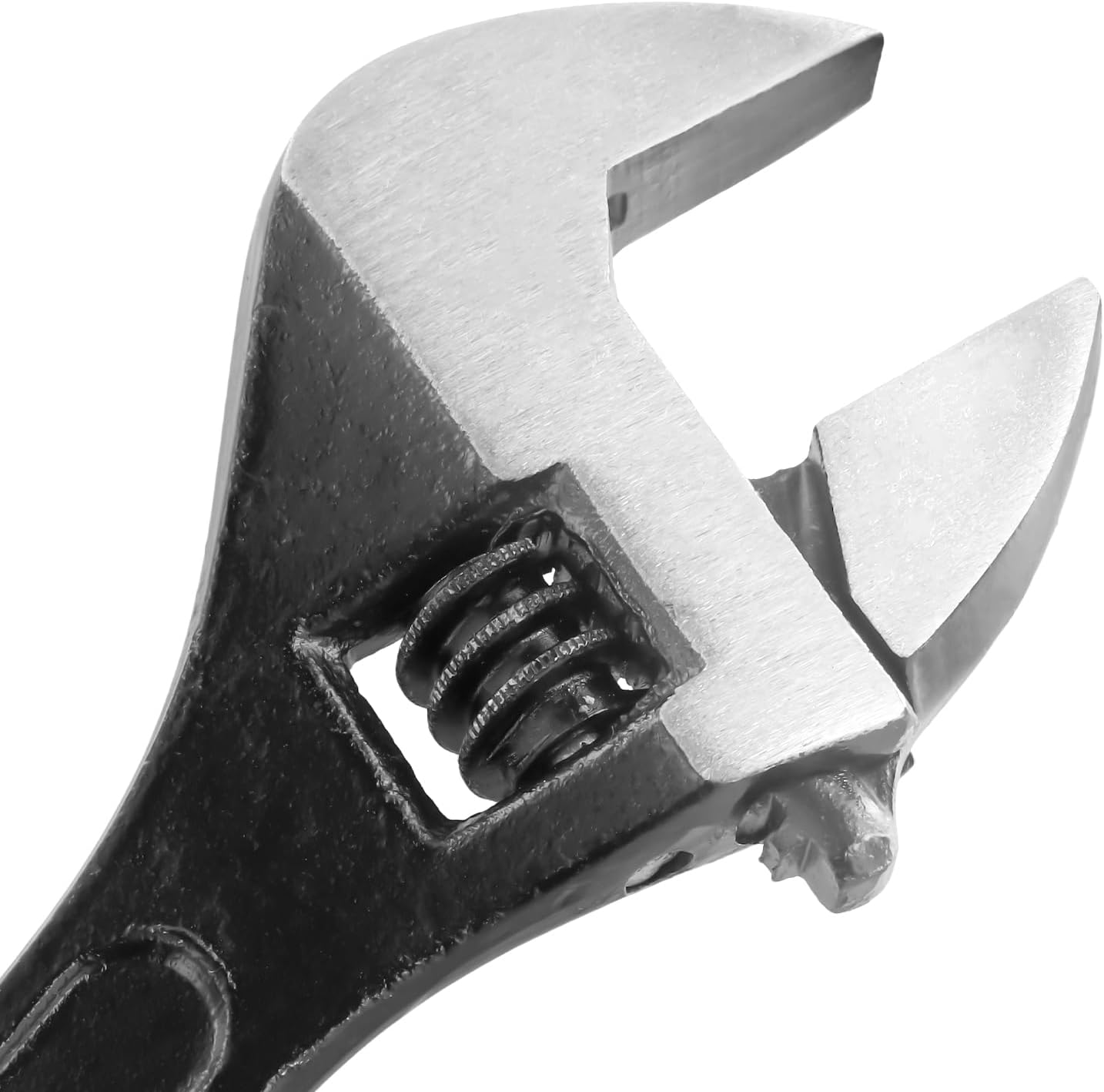 HOIGON Set of 4 Black Adjustable Wrench, 8 10 12 15 Inch Heavy Duty Crescent Wrenches with Wide Jaw and Ergonomic Handle for Machine Maintenance