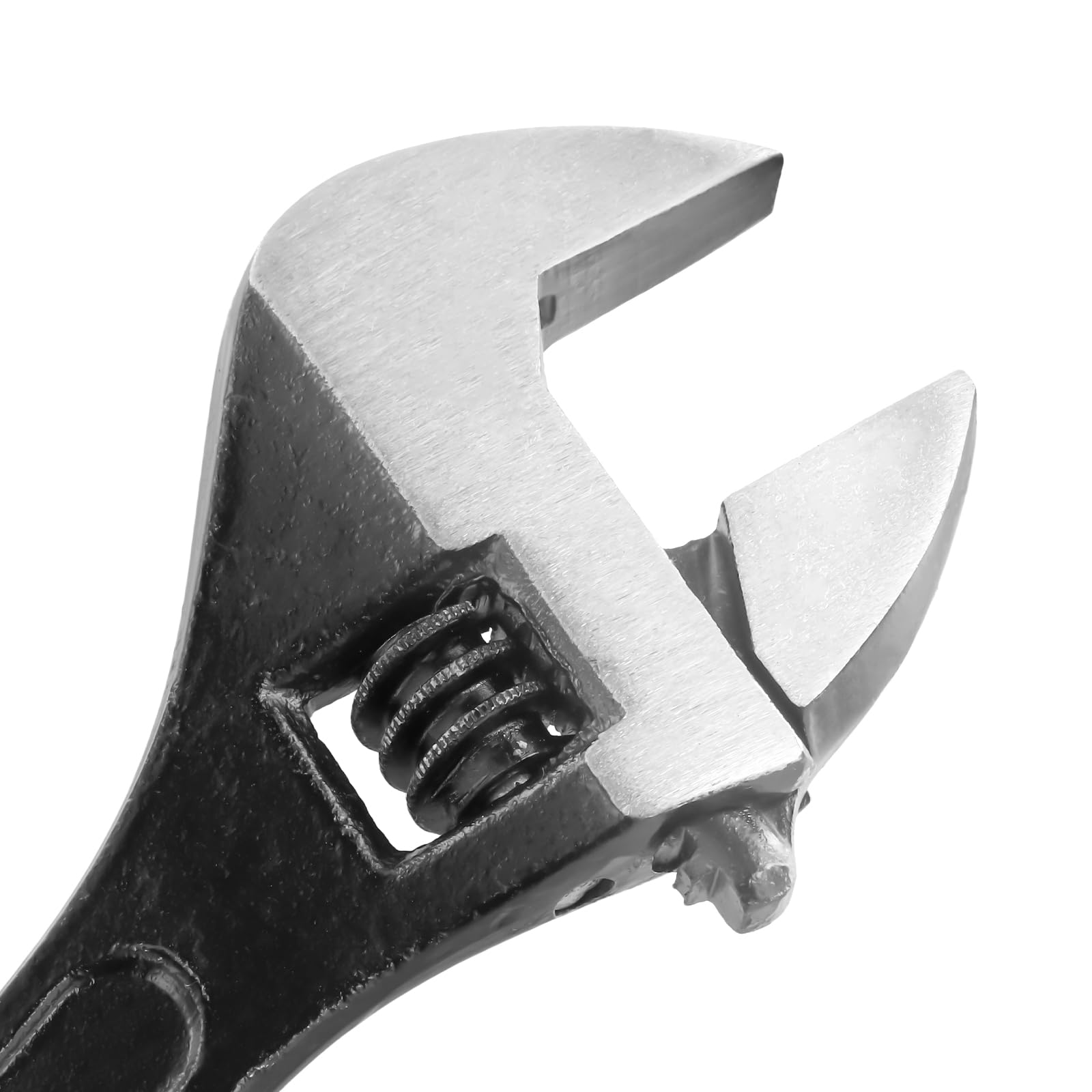 HOIGON Set di 4 chiavi regolabili nere, 6 8 10 10 12 pollici resistenti chiavi a mezzaluna con ganascia larga e impugnatura ergonomica per la manutenzione della macchina