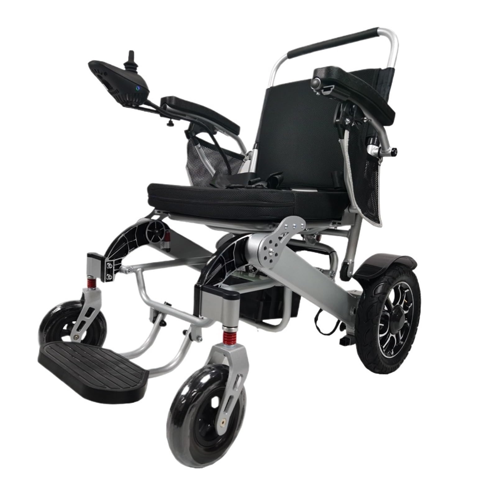 Sedia A Rotelle For Adulti, A Elettrica Pieghevole Leggera, Doppi Motori Da 500 W, Piegatura Intelligente Mobilità Confortevole Fluida