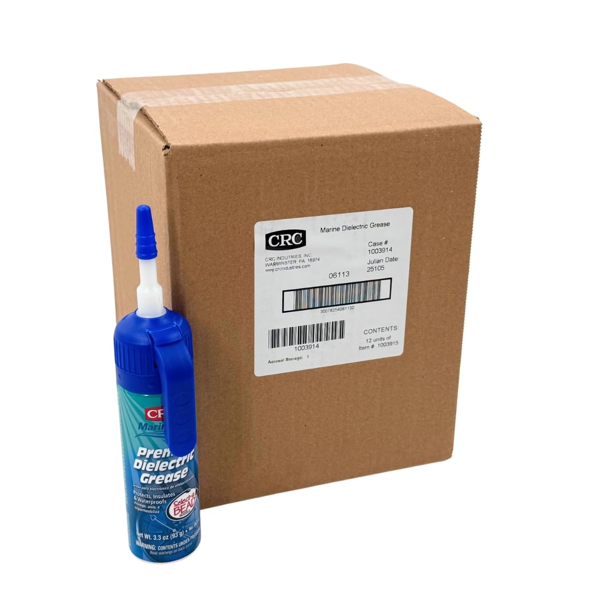 CRC 6113 - Marine Dielectric Grease (12 Pack of 3.3 Oz cans)