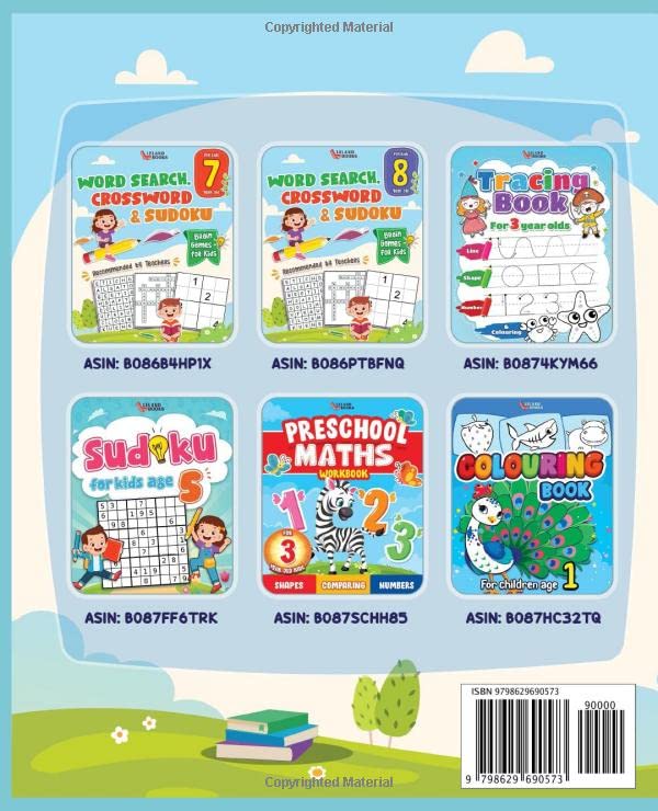 Miniatura 2 de Brain Games for 5 year olds Word Search, Crossword & Sudoku (Brain Games for Clever Kids)