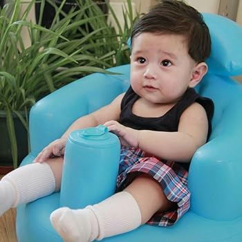 Bleu Siege Bebe Ventile Et Respirant Pour Prendre Son Bain Apprendre A Sasseoir Et Activites De Plein Air Canape Gonflable Pour Le Bain De Bebe Chambre D Enfant Cuisine Maison Lawawarenesssociety In