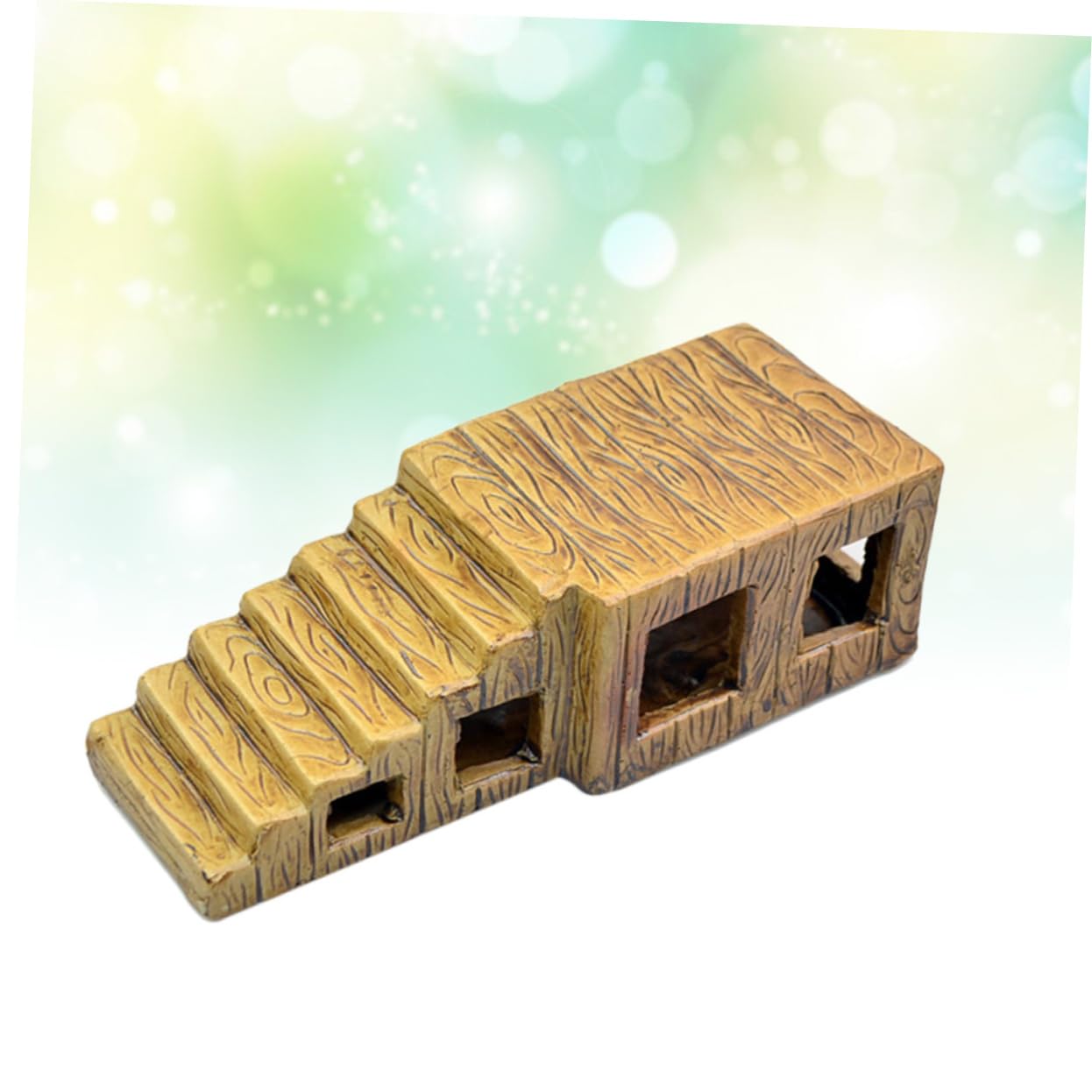 Toyvian Plataforma de Cerámica Rampa Estable para Tortugas de Agua Decoración Terrario y Diseño Ecológico para Acuario y Terrario Reptiles