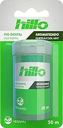 Hillo Fio Dental Vegano 50 Metros Aromatizado Hortelã