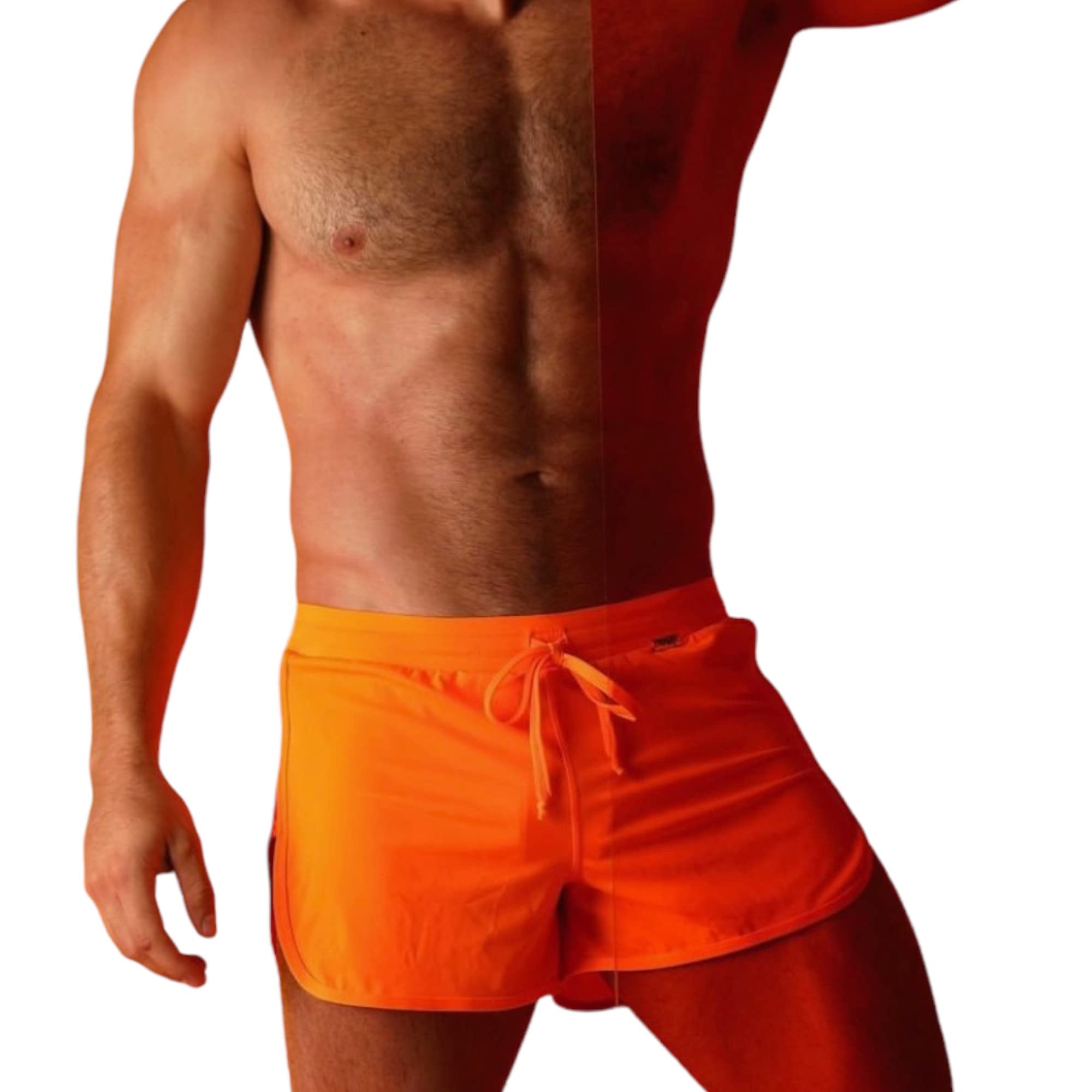 Pali Sexy Mens Quick Dry Drawstring Swimsuit Bathing Suit Swim Surf Board Beach Trunks Yacht Cruises Pool Parties Beach