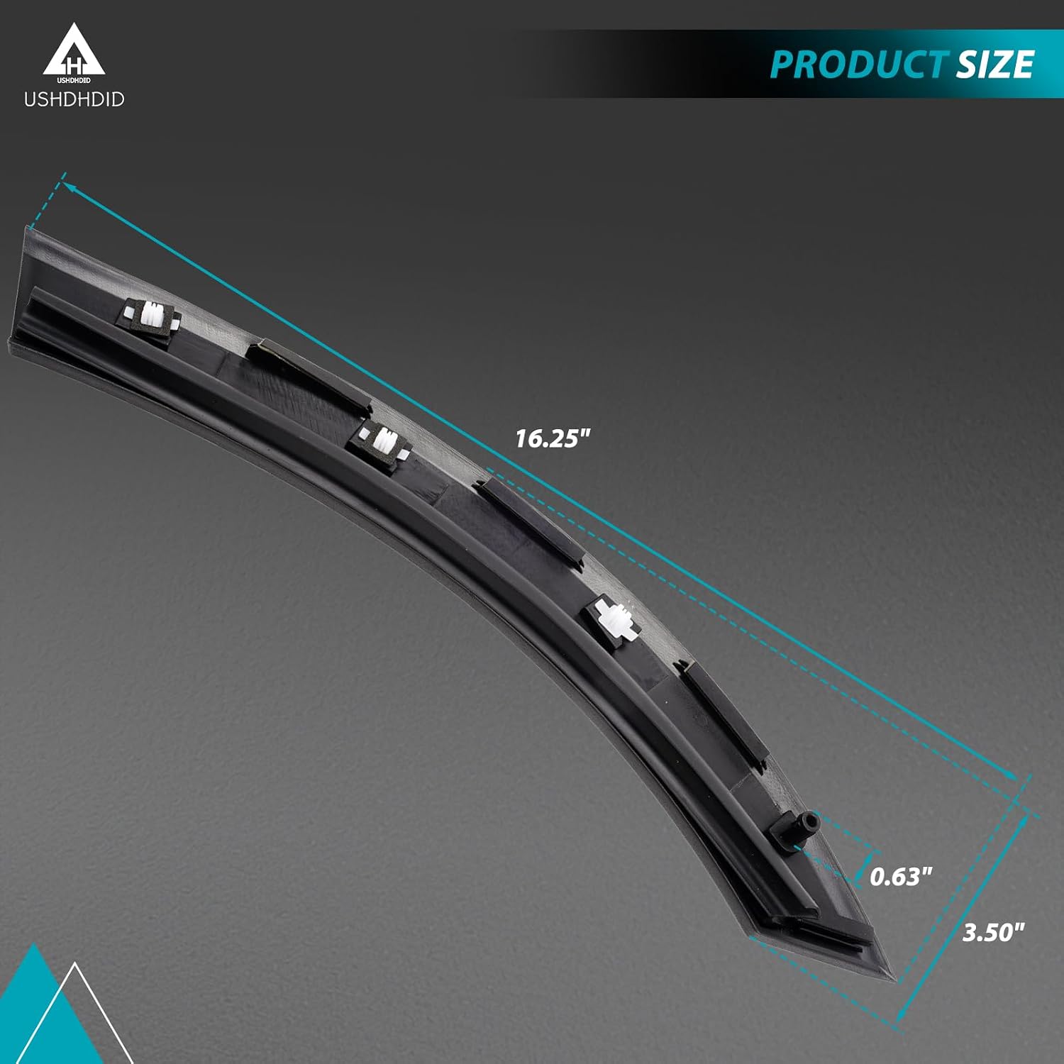 75395-TG7-A01 75390-TG7-A01 Driver Rear Door Wheel Arch Molding Garnish Trim Compatible with Honda Passport 2019-2023/Pilot 2016-2022