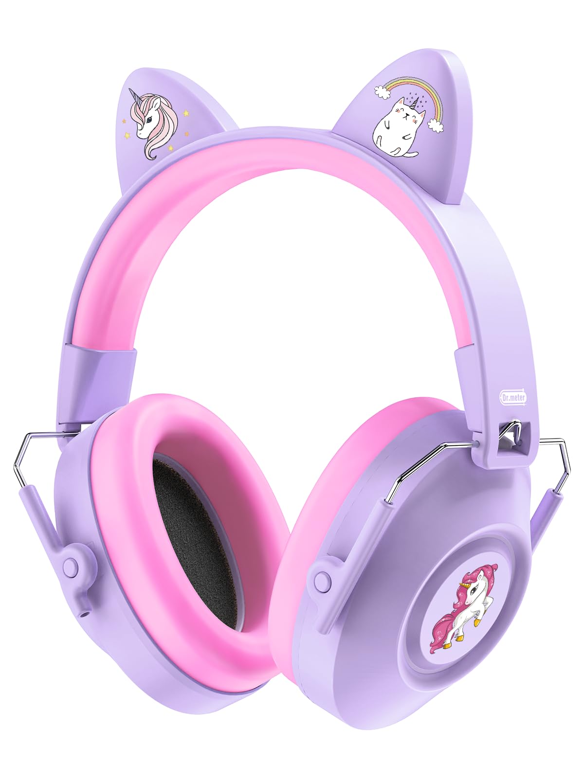 Dr.meter Cat Ear Cancelling Headphones for Kids Ear Pritection EM200