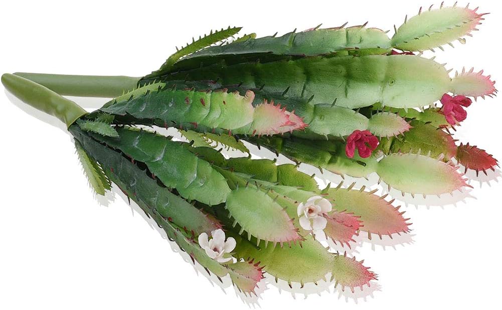 Bluecell 2pcs Real Looking Artificial Cactus Artificial Cacti Plant DIY Material for Home Decoration Flower Arrangement - Image 3