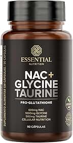 NAC + Glycine + Taurine - 90 Cápsulas - Essential Nutrition