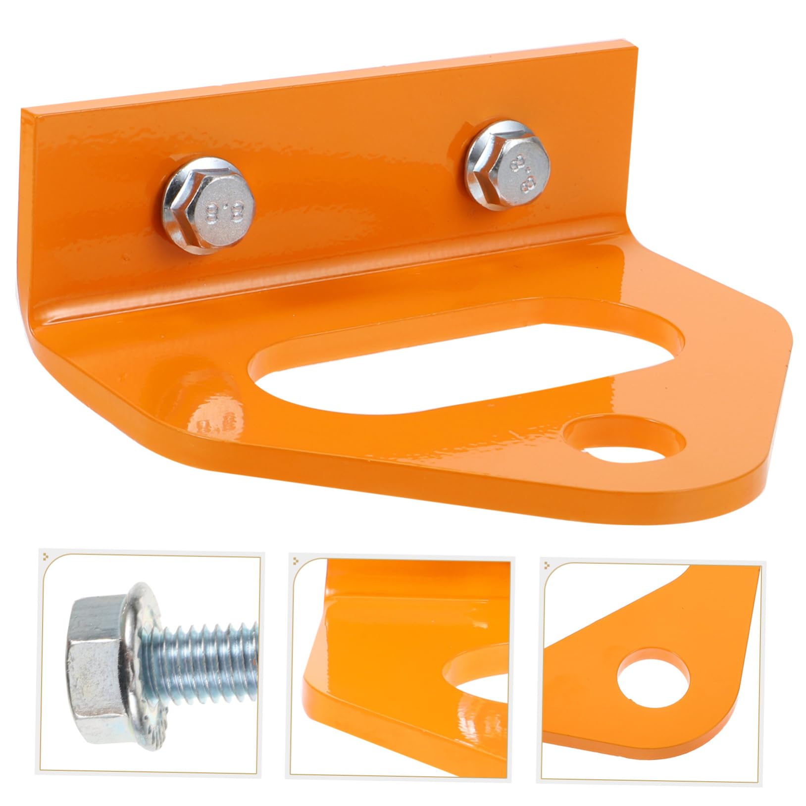 ibasenice Kit Enganche De Remolque Receptor Atornillado Hierro Duradero Visibilidad