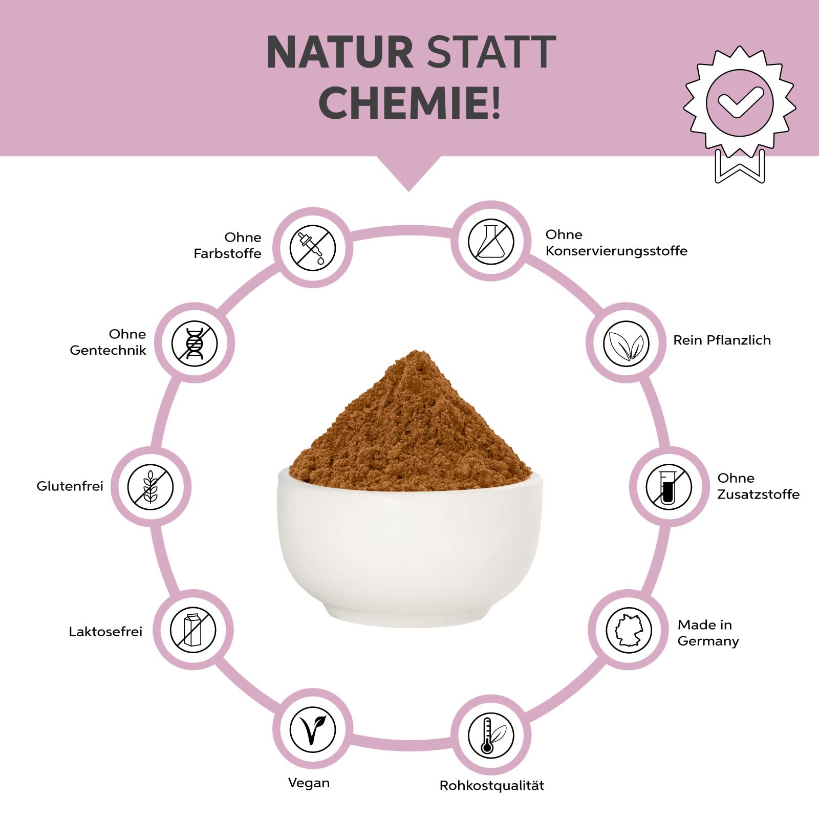 Bio Traubenkernmehl OPC 1kg Traubenkern Extrakt Pulver Premium Rohkost Qualität | Traubenkerne aus der EU | DE-ÖKO-007