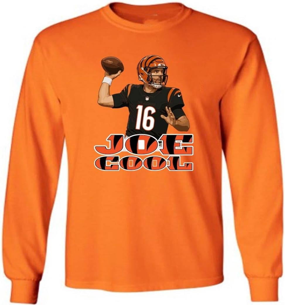 Long Sleeve Joe Flacco Joe Cool Cincinnati Shirt T-Shirt Long Sleeve