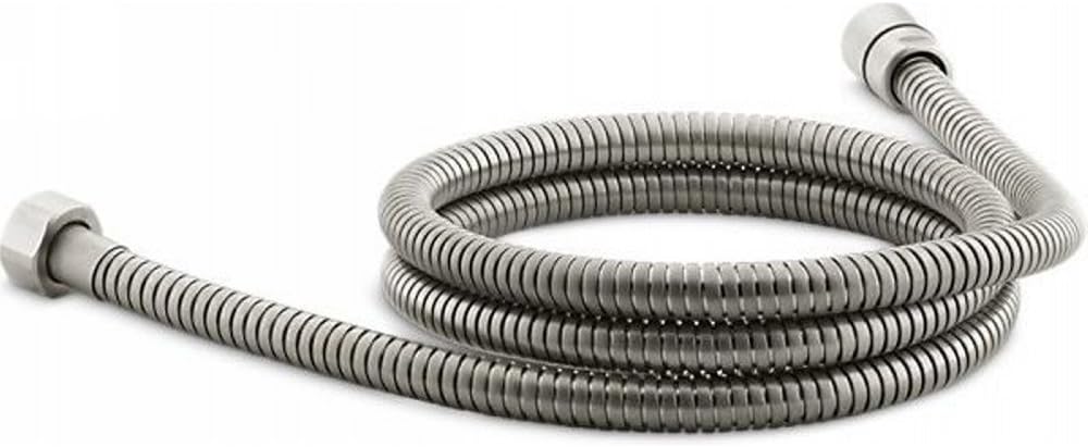 K-8593-BN MasterShower 72" Metal Extra Long Shower Hose Replacement, Flexible Design, Durable, Easy Installation, Brushed Nickel