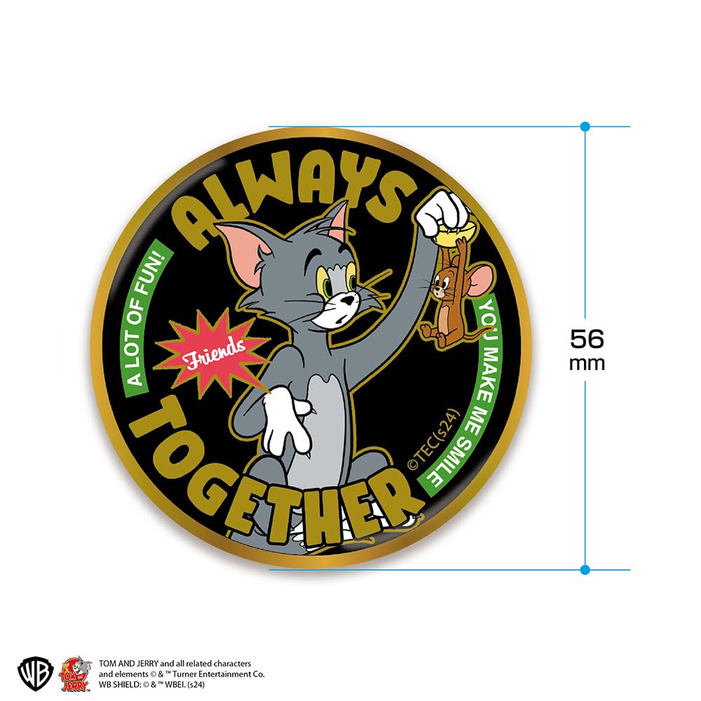 Amazon | テンヨー(Tenyo) 圧倒的な 金バッジ トムとジェリー