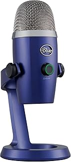Blue Yeti Nano Premium USB Mic for Recording and Streaming - Vivid Blue (Renewed) Microphone