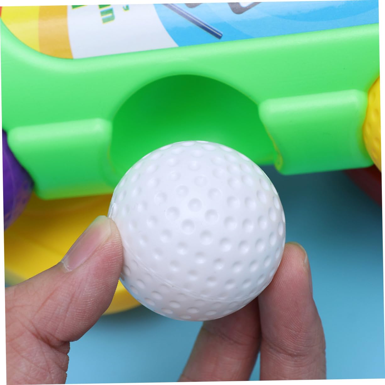 Set da Golf per Bambini, 2 Set, Plastica, Gioco Educativo | Verde, Leggero e Portatile, Uso Outdoor e Giochi Genitore-figlio, Adatto a Adulti e Kids