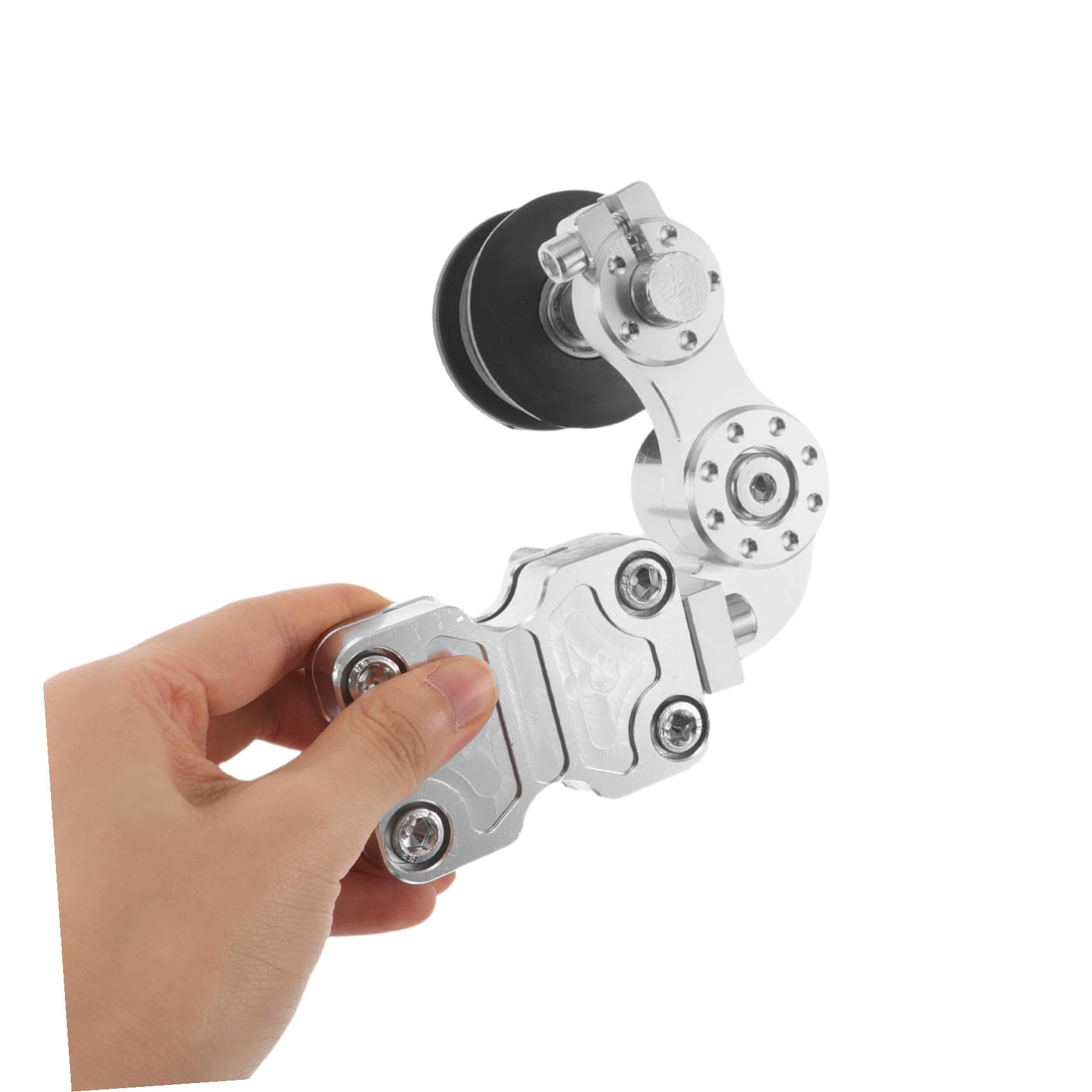 Tendeur de Chaîne Moto Alliage Aluminium Réglable et Résistant pour Moto Atv et Dirt Bike Outil Alignement et Régulateur de Tension Robuste