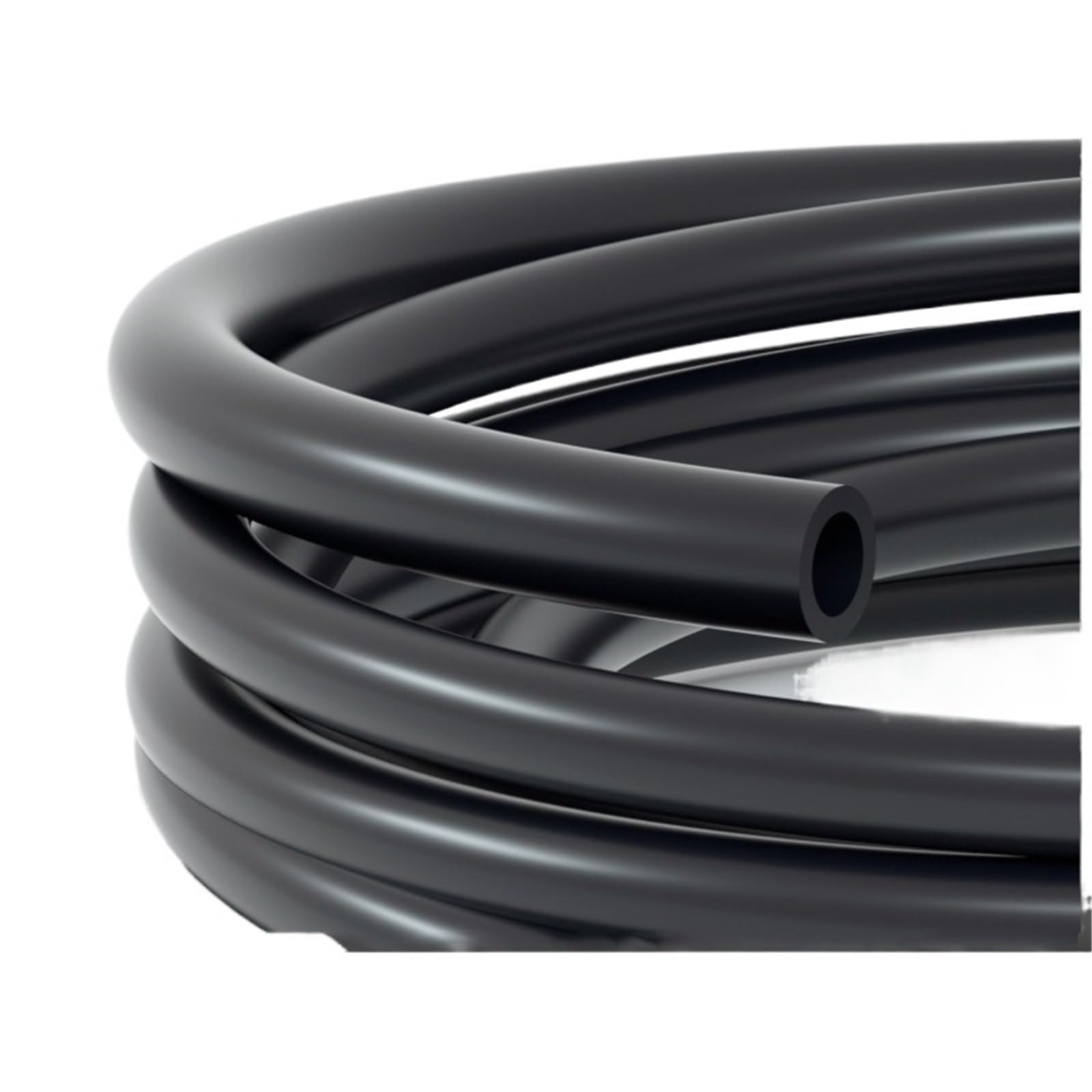 Fluorkautschukschlauch, FKM-Rohr, Viton-Schlauch, FPM-Rohr, säure- und hitzebeständig, ölbeständig, ID 2–12 mm(6x9mm)