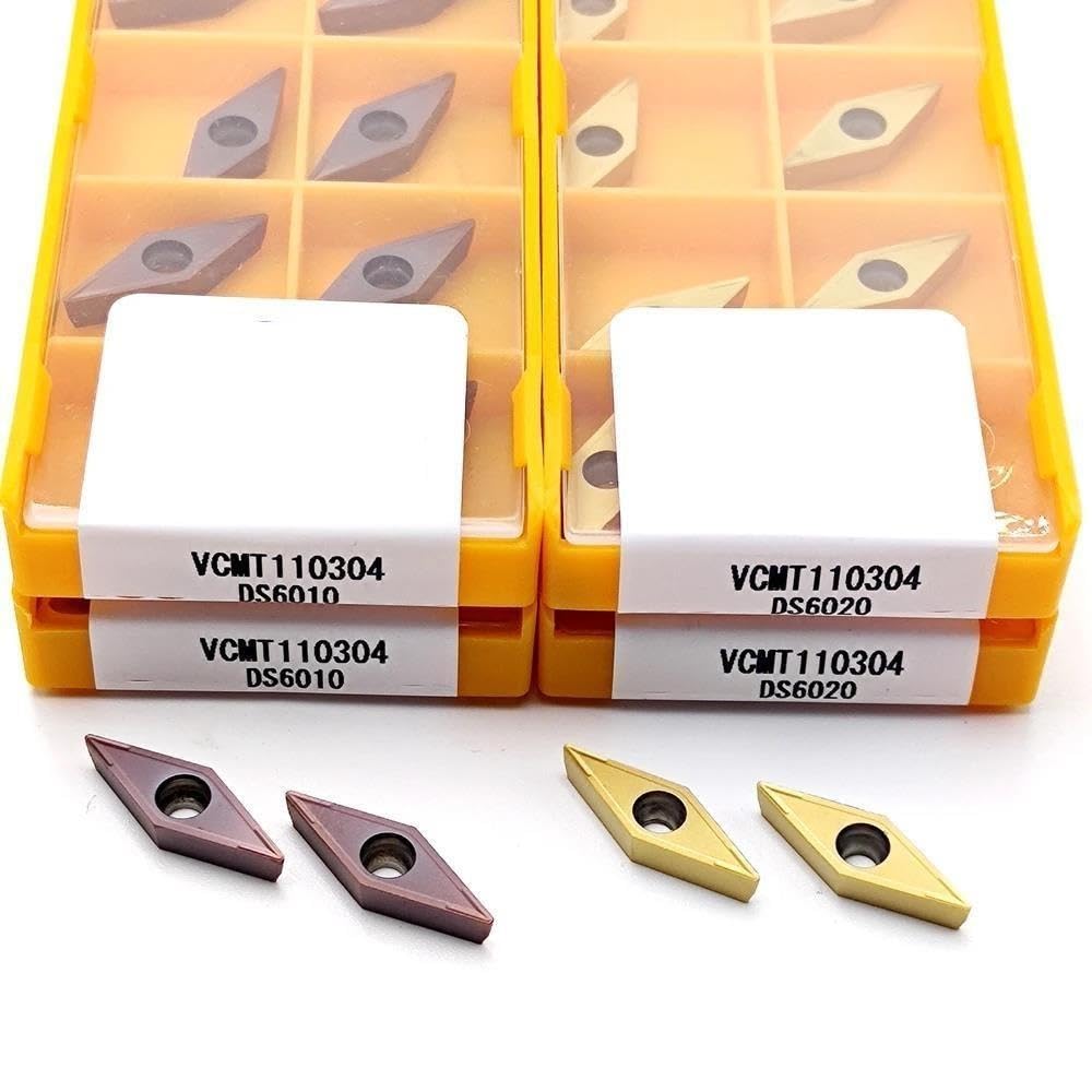 10 Uds. Inserto de carburo VCMT11T304 VCMT160404 VCMT160408 MA