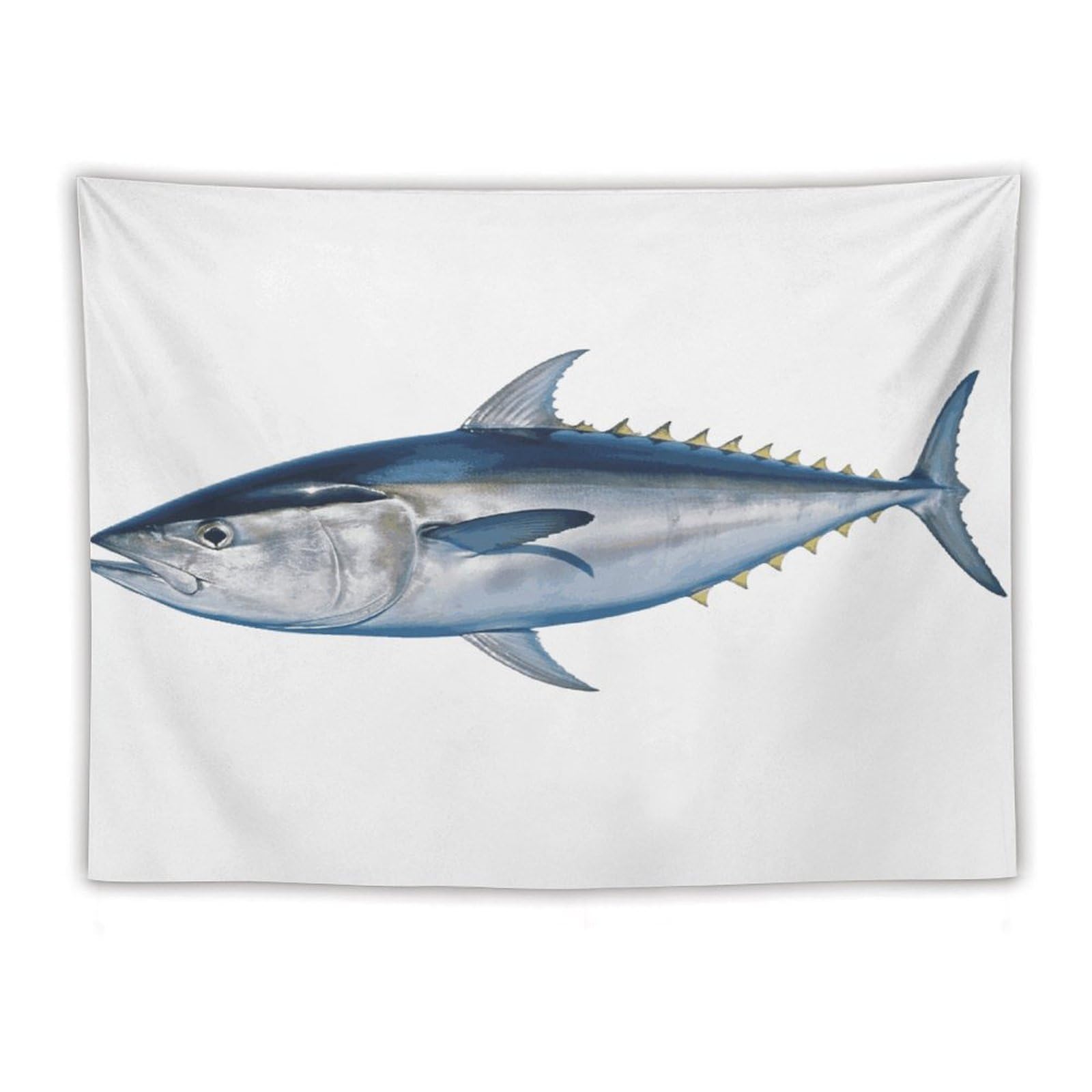 LDGSUPH Tuna Thunnus Tapestry Wall Hanging Decor Anti-fading Aesthetic Wall Tapestries Fashion Wall Blanket Decor Modern Wall Art Tapestry for Bedroom Home Decor 60"x80"