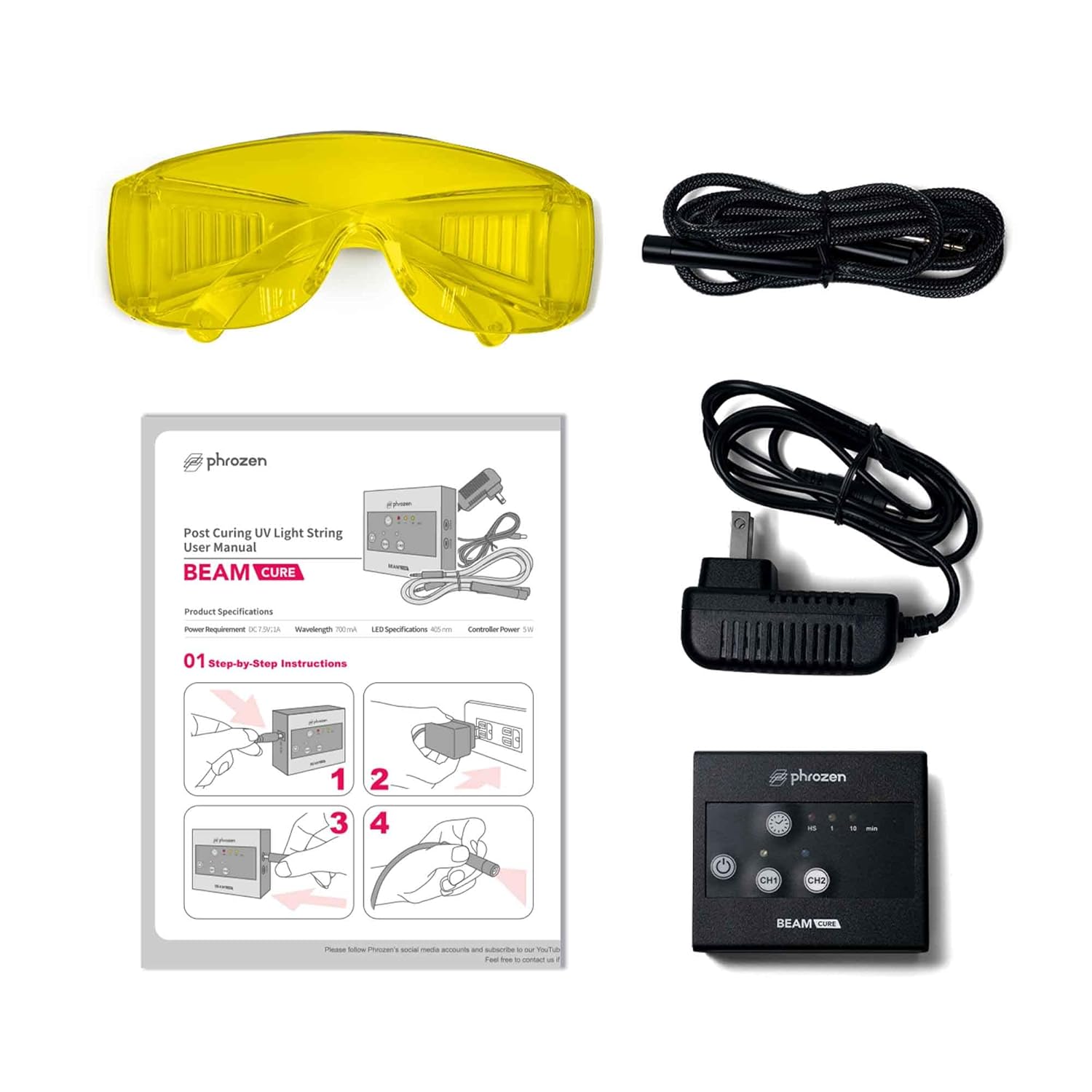 phrozen Cure Beam - Post Curing UV Light Pen