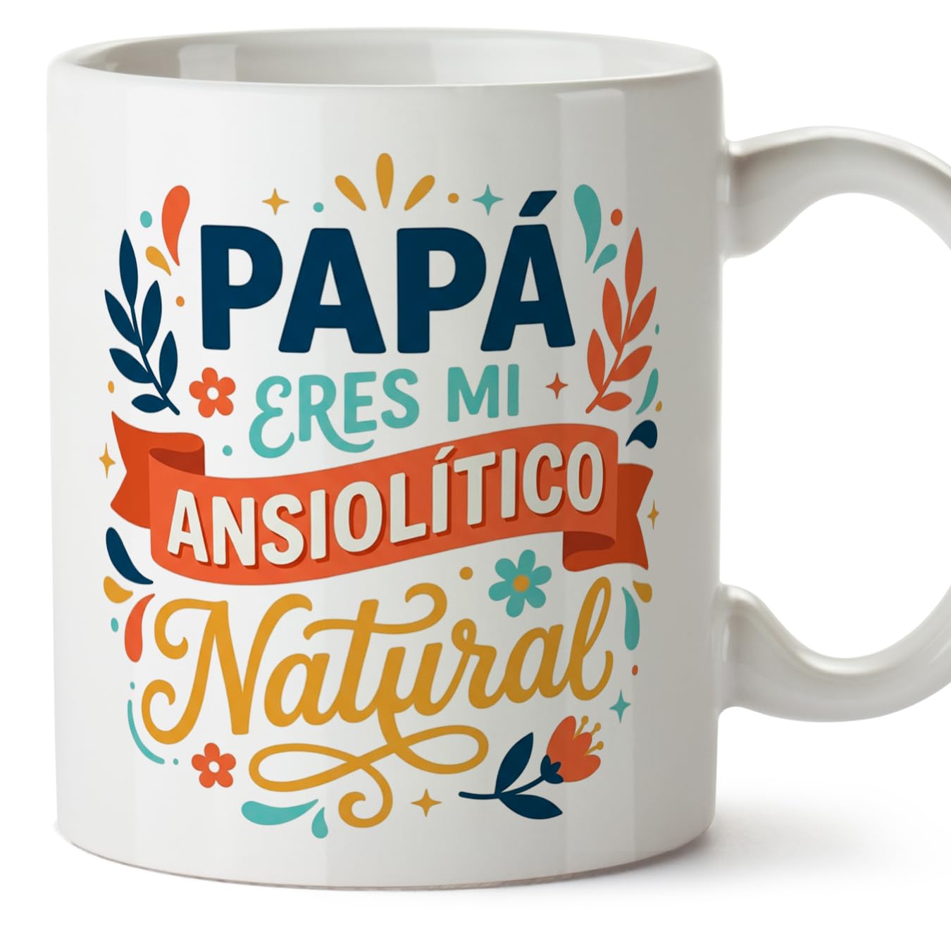 MUGFFINS Taza mamá con frase Para el mundo eres una madre pero para la familia eres el mundo en Español | regalo madre | 330 Ml 11 oz | Idea original para regalar | progenitores v1 — view 101