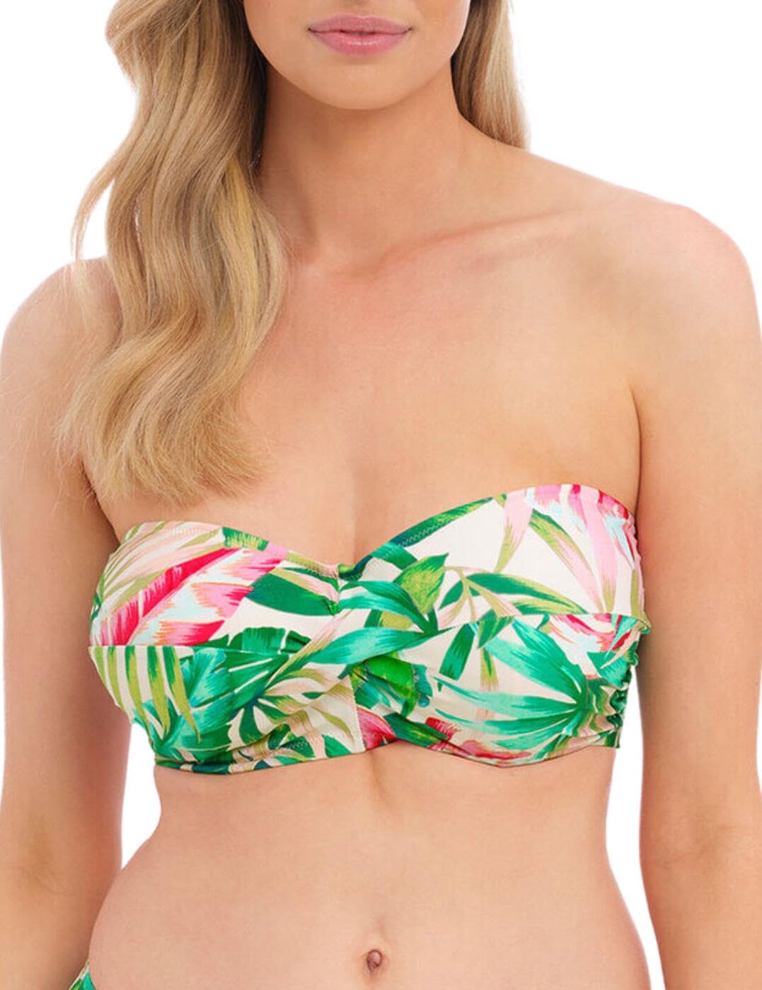 Fantasie Langkawi Bandeau Bikini Top Sorbet Green 38FF