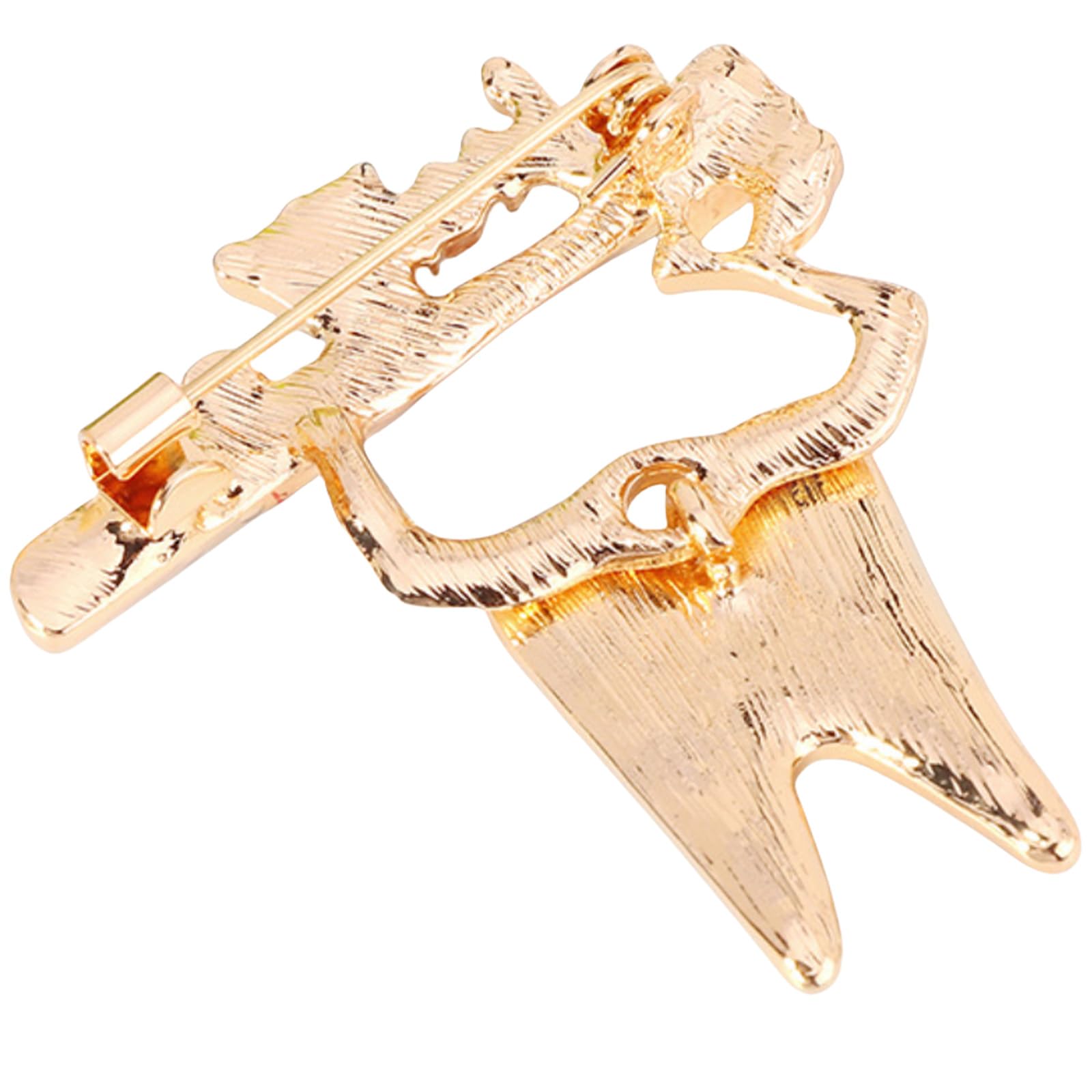 FAIRYGATE Gold Pin for Dress Brooch Crystal Pins Badge Enamel Lapel Brooches for Women Jewelry Decoration for Birthday Dating Party Anniversary UC31 — view 113