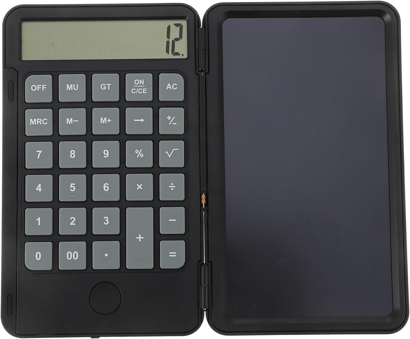 Lurrose Handwriting Board Calculator 120mah Portable Rechargeable Calculation Tool with LCD Writing Pad for Office and School Use