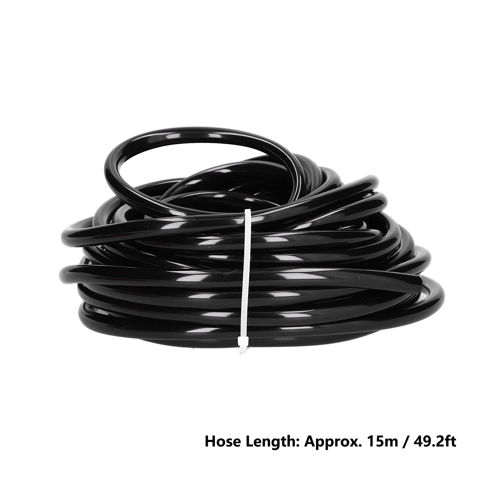Irrigazione a Goccia, Irrigatore a Nebulizzazione per Tubi 8/11 Dispositivi Fai Te con Lunghezza Tubo 49,2 Piedi, Irrigazione Automatico Ugelli per Irrigatori a Nebulizzazio