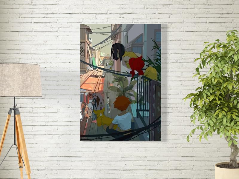 BPA® Cowboy Bebop Spike Wall Art For Decoration Easy To Hang, 100X75Cm, 1Pcs