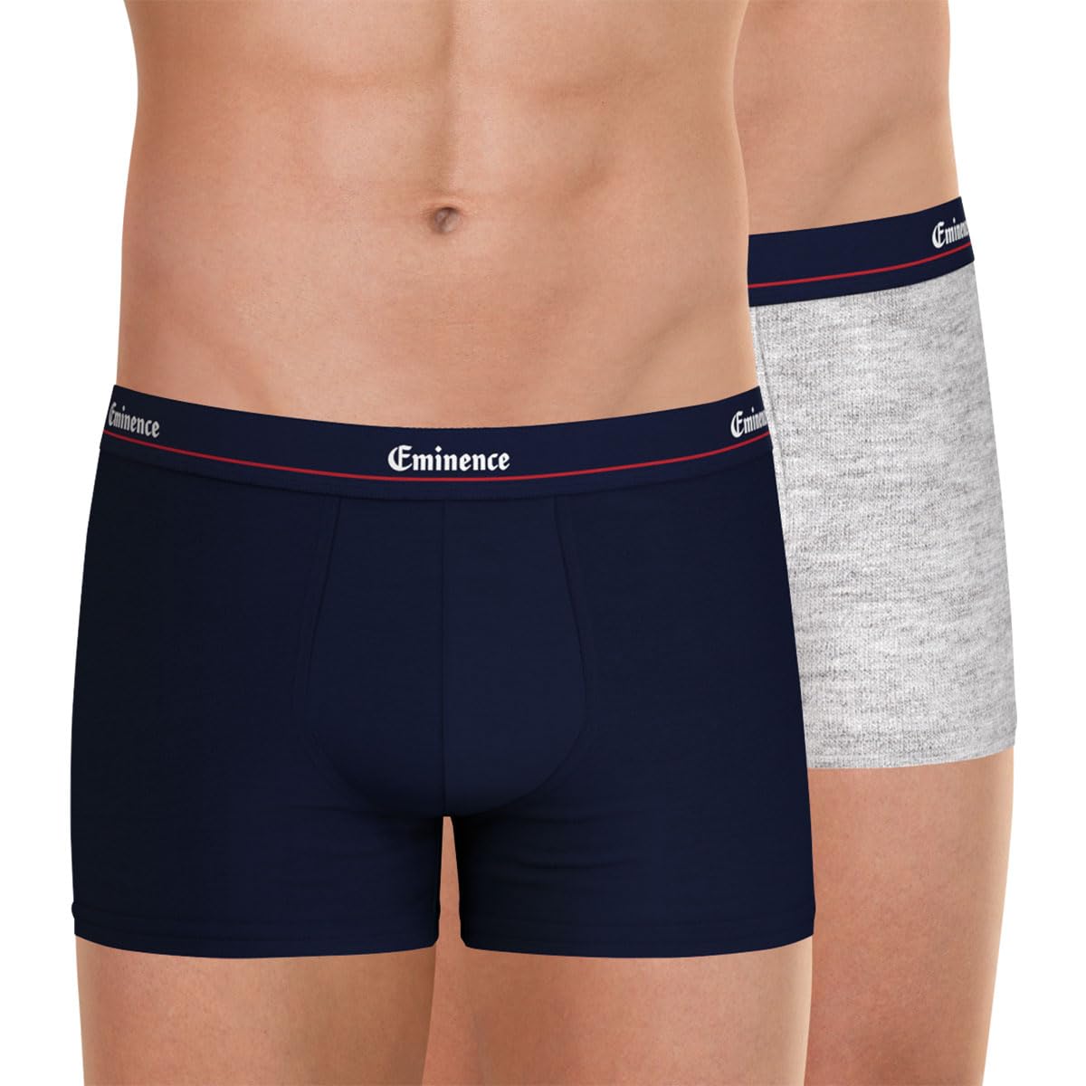 Eminence Men's Marine/Gris Chine Chic Intemporel Underwear, S