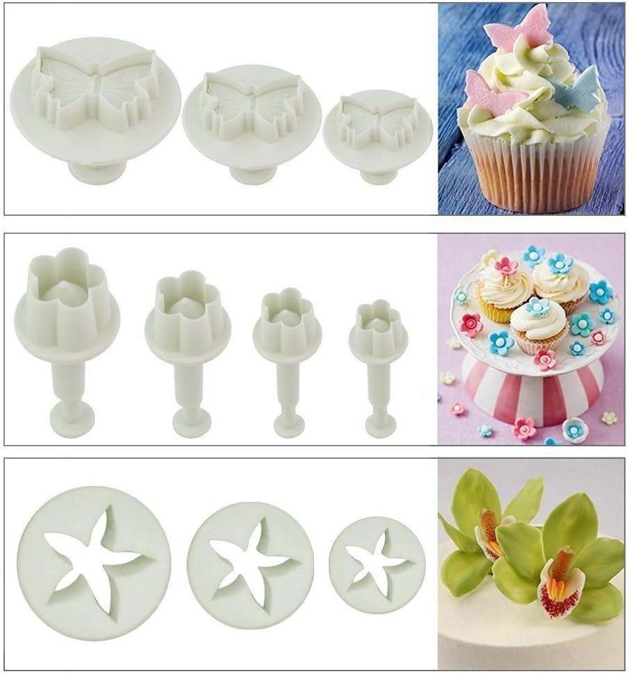 Marrywindix 68pcs 21 Sets Cake Decration Tool Set By Catalina Fondant Cake Cutter Mold Sugarcraft Icing Decorating Flower Modelling Tools