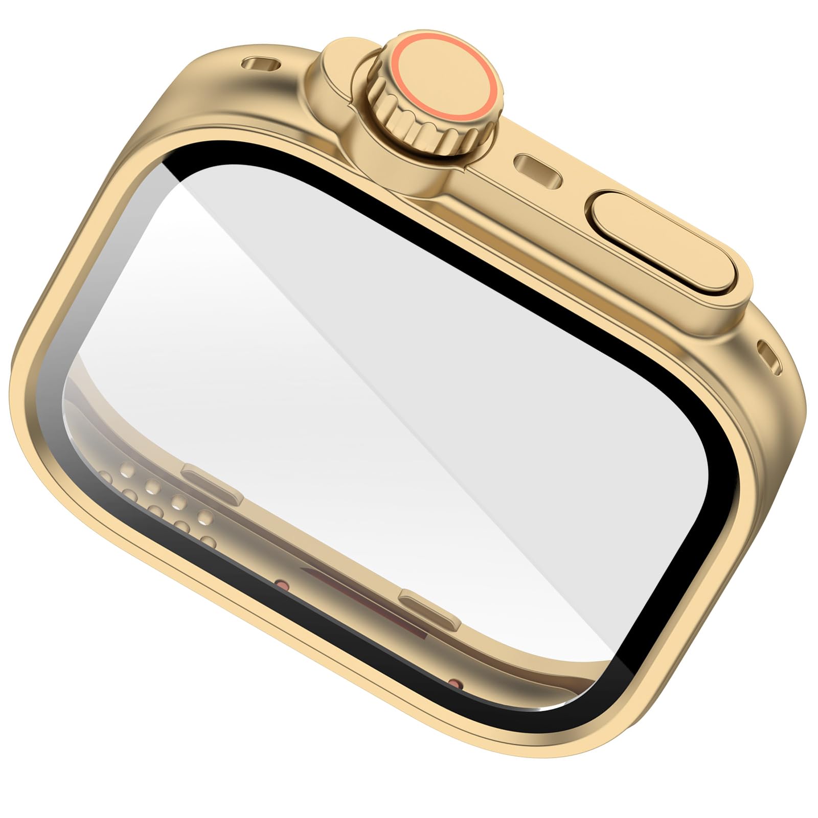 APGLSXY Smartwatch Shell Glass Antidust Case Guard for Watch Fit 4 Screen Protector Frame Shell Safe Quick to Attach & Detach Antifall Smartwatch Protector