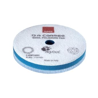 9.NW160H Blue Wool Polishing Pad, Precision Pro Coarse - 160mm Single Pad