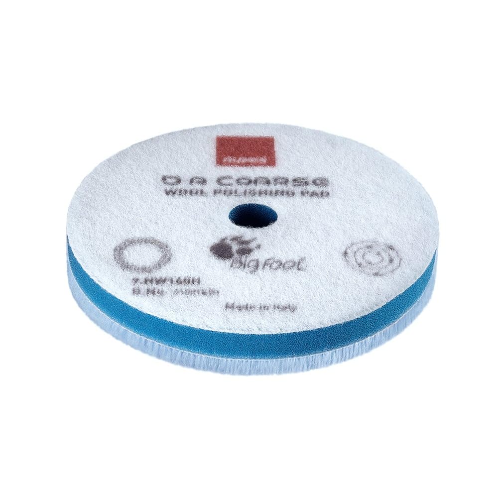 9.NW160H - Tampone per lucidatura in lana blu, Precision Pro Coarse - Ø 160 mm singolo pad