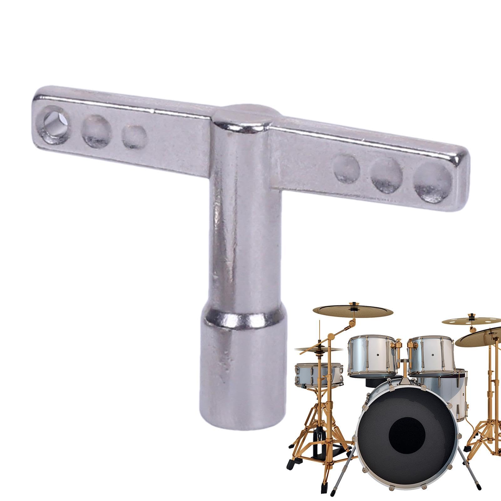 Llave de afinación de tambor, herramienta de llave de tambor | Llave de afinación de tambor de metal portátil, llave de afinación de tambor de aleación para tambores acústicos y electrónicos